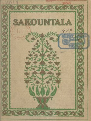 cover image of Sakountalâ